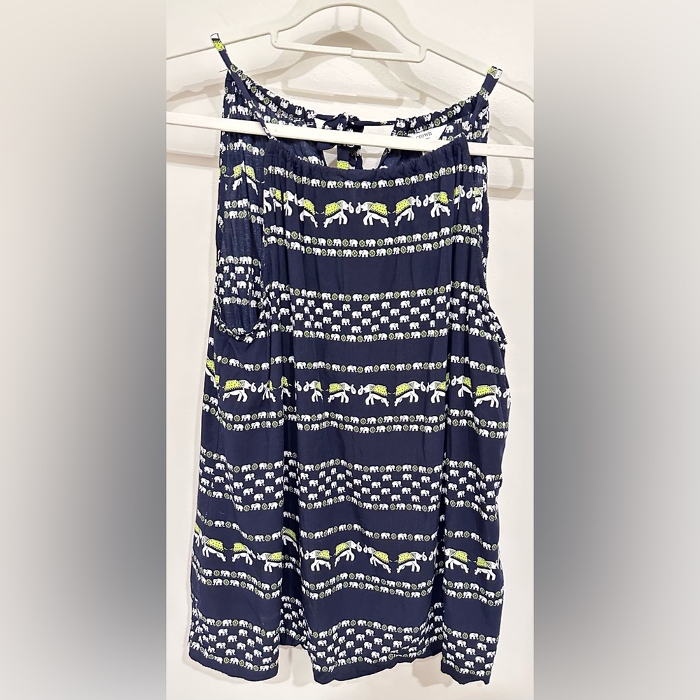 Crown and Ivy Boho Elephant Adjustable Top XL